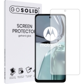 GO SOLID! Screenprotector voor Motorola Moto G13 gehard glas